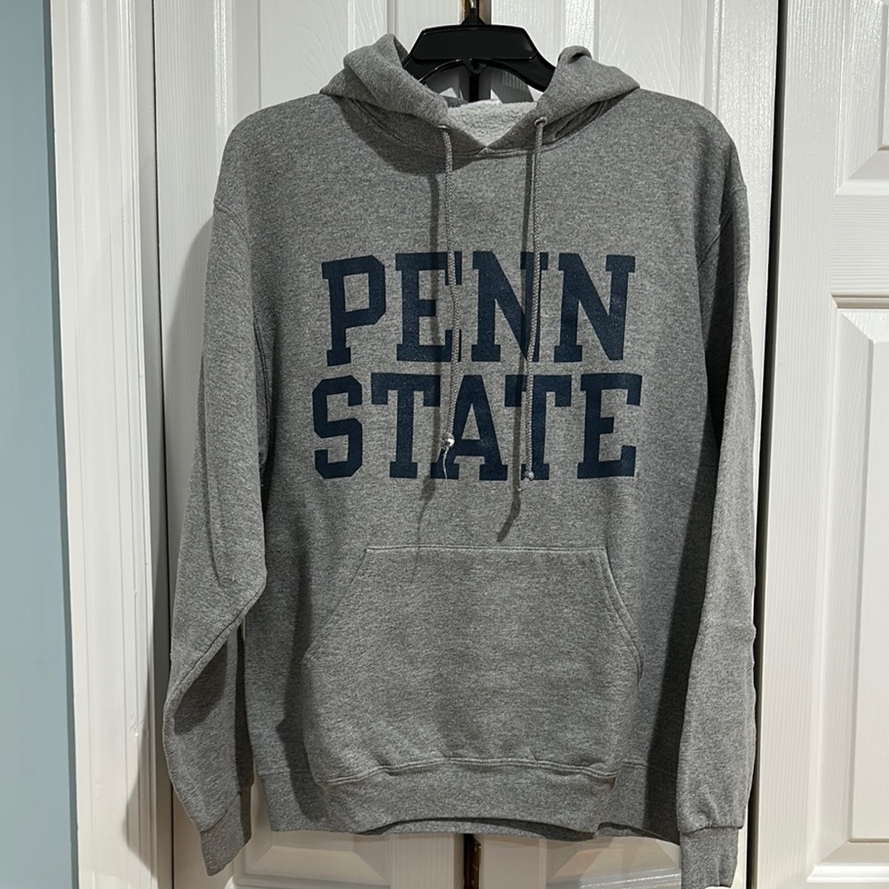 Jerzees Gray Collegiate Sweatshirt Hoodie